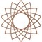 Ekena Millwork Eleanor Wood Fretwork Pierced Ceiling Medallion, Wood (Paint Grade), 24"OD x 9 1/4"ID x 3/8"T CMWP24X24X0375EAMF - alternate 3
